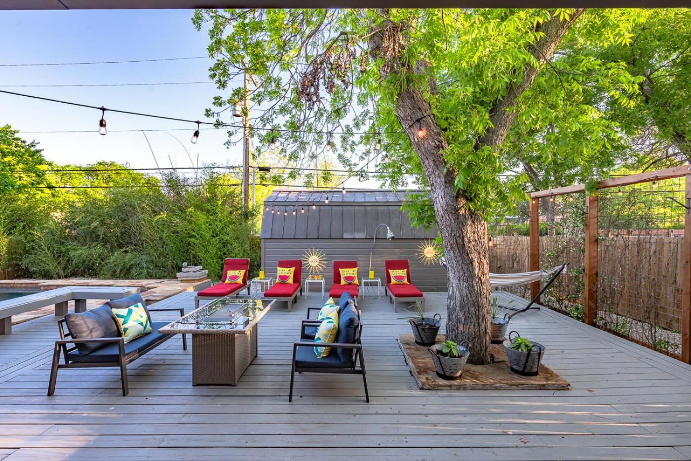 Serene Pool & Firepit In Stunning Home By Airport San Antonio Exterior foto