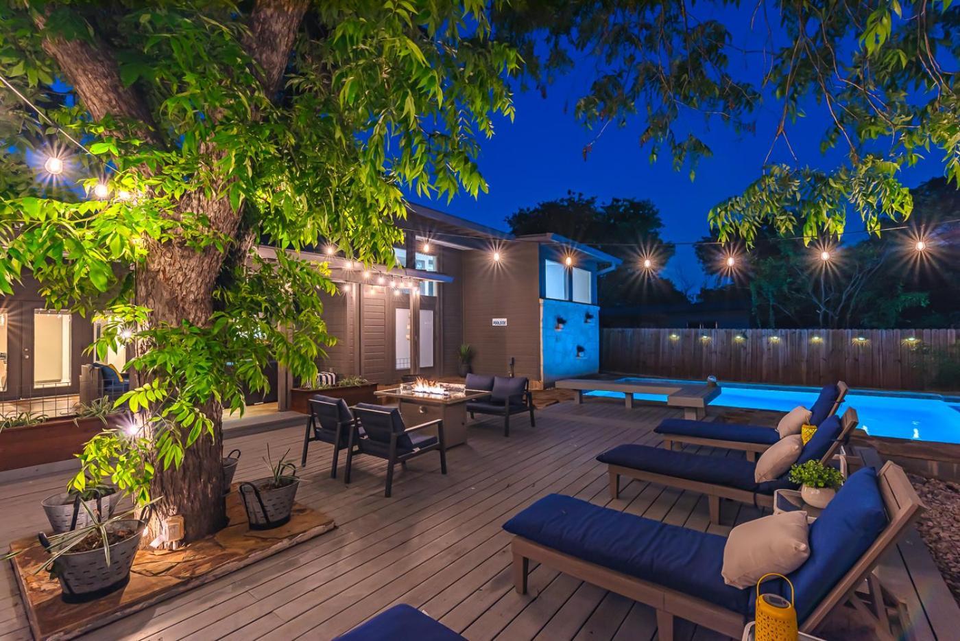 Serene Pool & Firepit In Stunning Home By Airport San Antonio Exterior foto